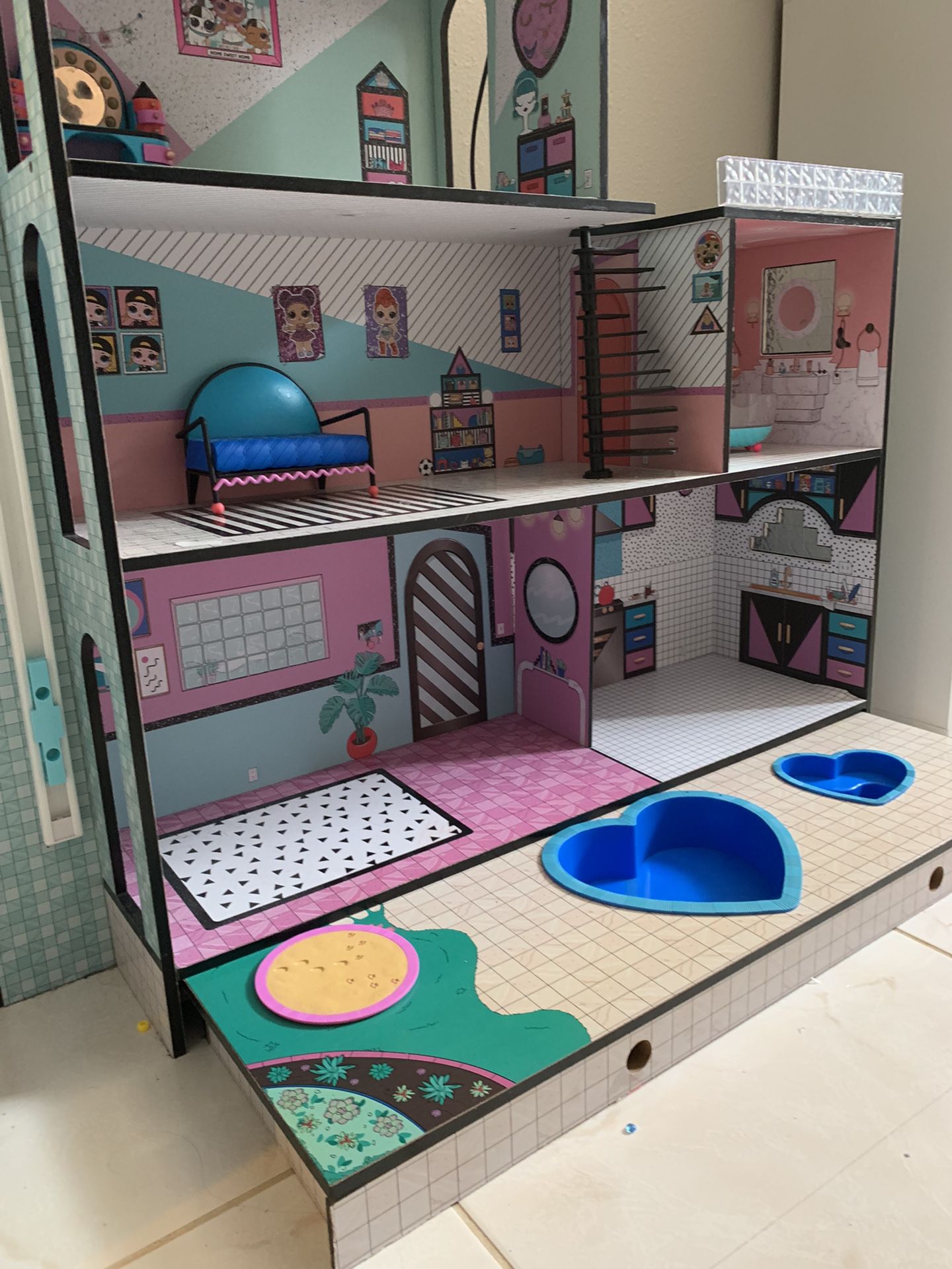 LOL Doll House, Dolls  and Misc. Accessories