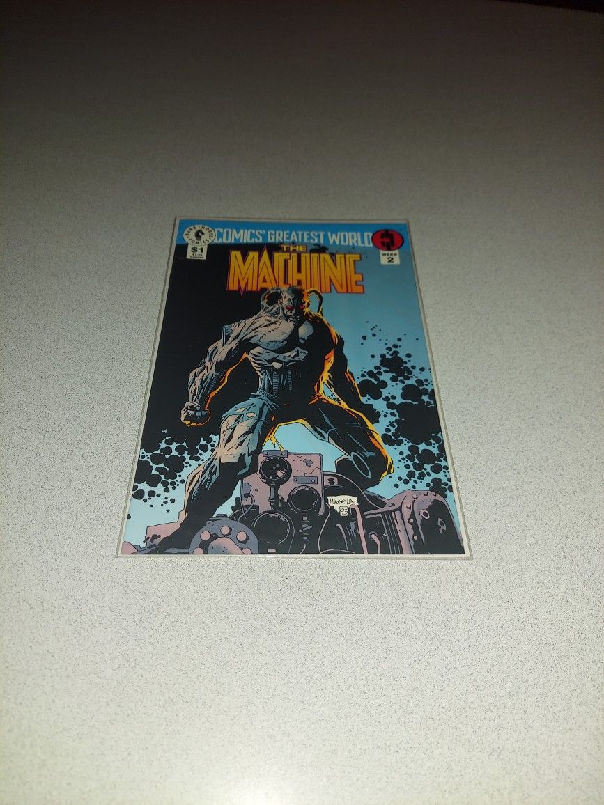 1993 THE MACHINE #2 COMIC BAGGED AND BOARDED