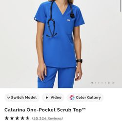 FIGS Catarina One Pocket Scrub Top