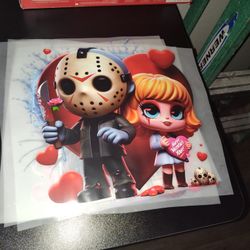 Halloween Heat Transfer Jason Tshirts Etc