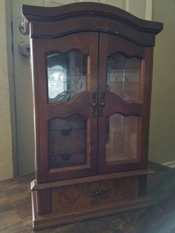Vintage jewelry cabinet