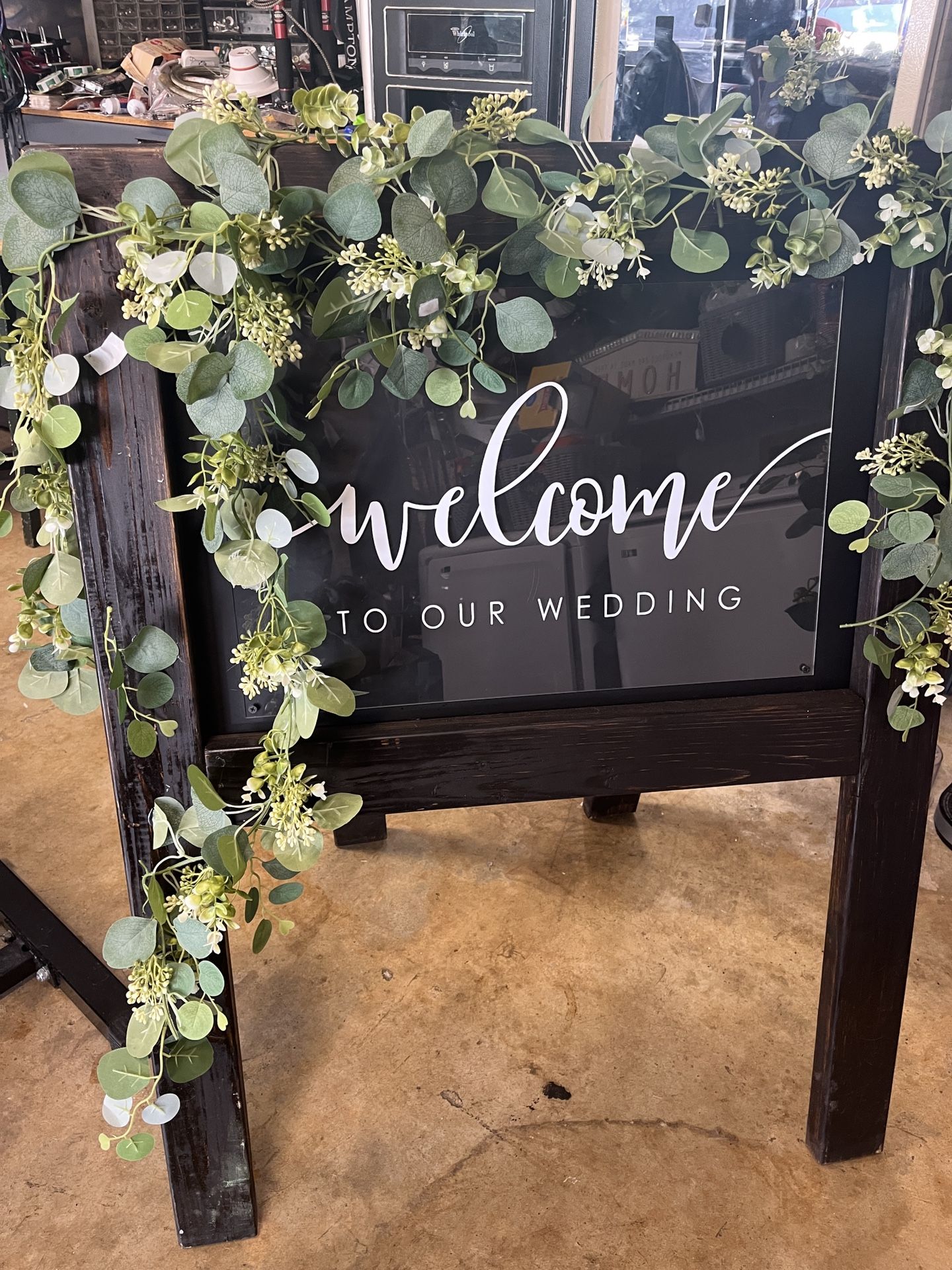 Wedding welcome Sign