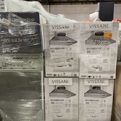 Vissani 30 In Convertible Wall Mount Range Hood 