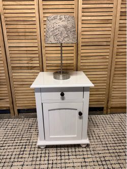 White nightstand