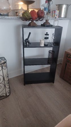 Wooden Bookshelf dark brown