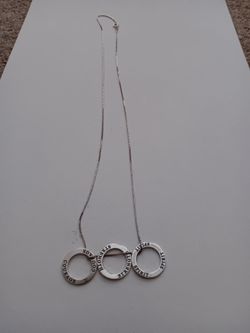 Sterling Jewelry.  Beautiful Sterling Necklace