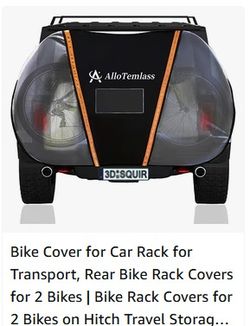 Allo Temlass 2 bike cover for car rack