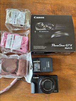 Canon Powershot G7X Mark III with Extras