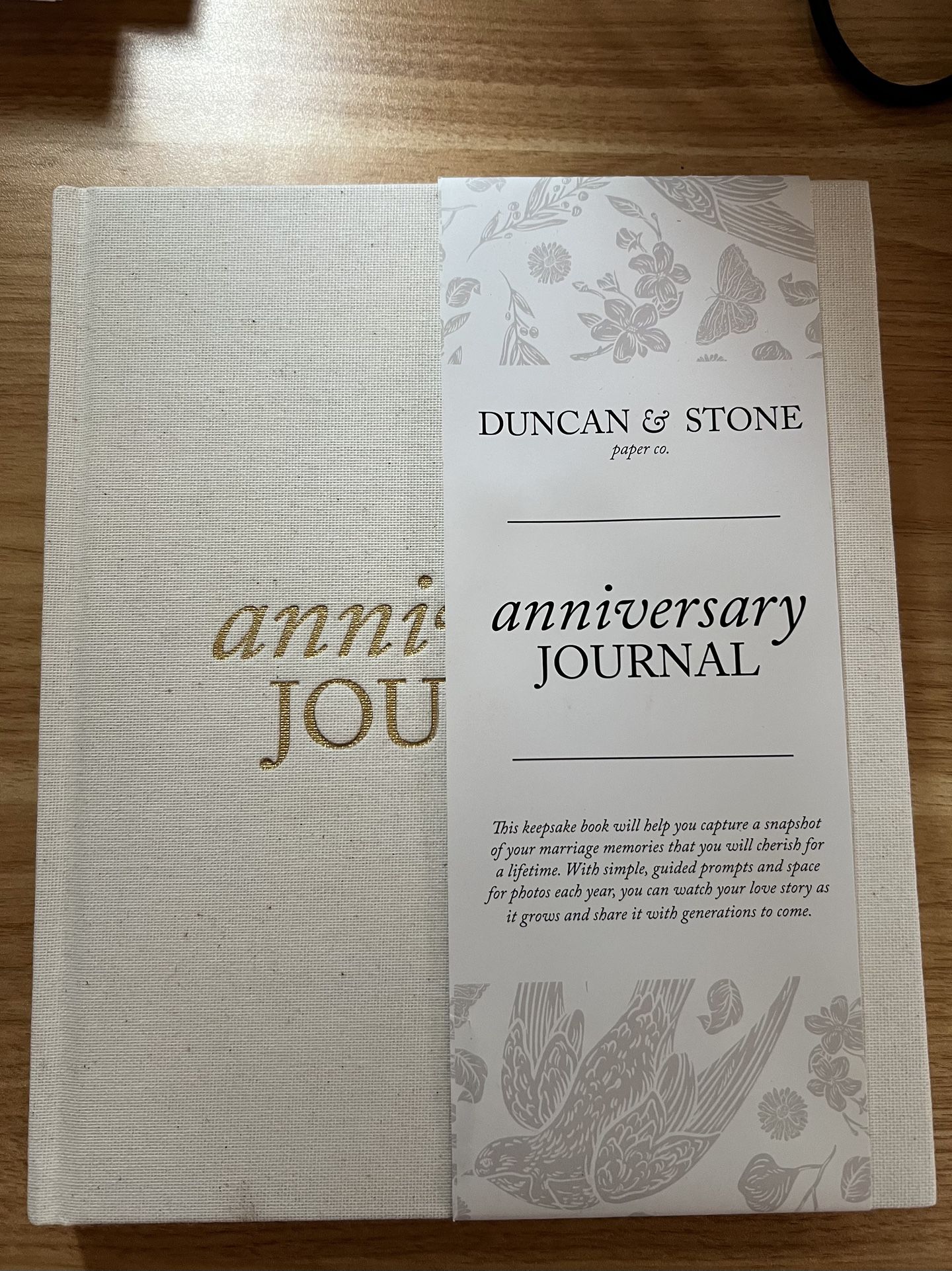 Anniversary Journal By Duncan & Stone