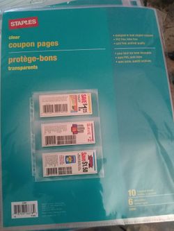 Brand New Staples Coupon Pages