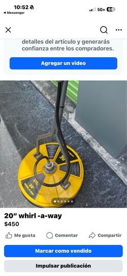 Surface cleaning 20”