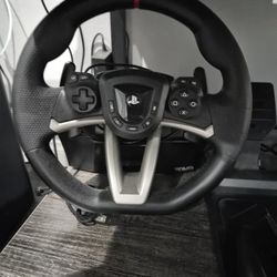 Nintendo Gran Turismo Steering Wheel And Pedals