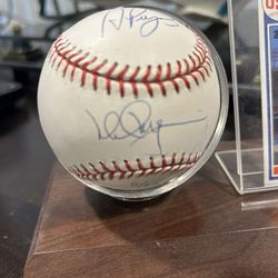 Albert Pujols & Mark McGuire Autographed Baseball AUTHENTICATED St Louis Cards