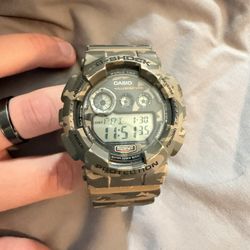 Casio GD120CM-5 G-Shock Brown Green Camouflage Men