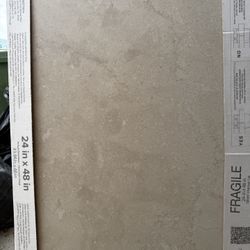 Large format Stone look porcelain floor and wall tile