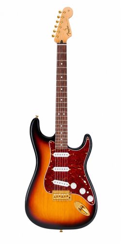 Fender Deluxe Stratocaster - Stunning Sunburst, Gold Hardware With Hard Case