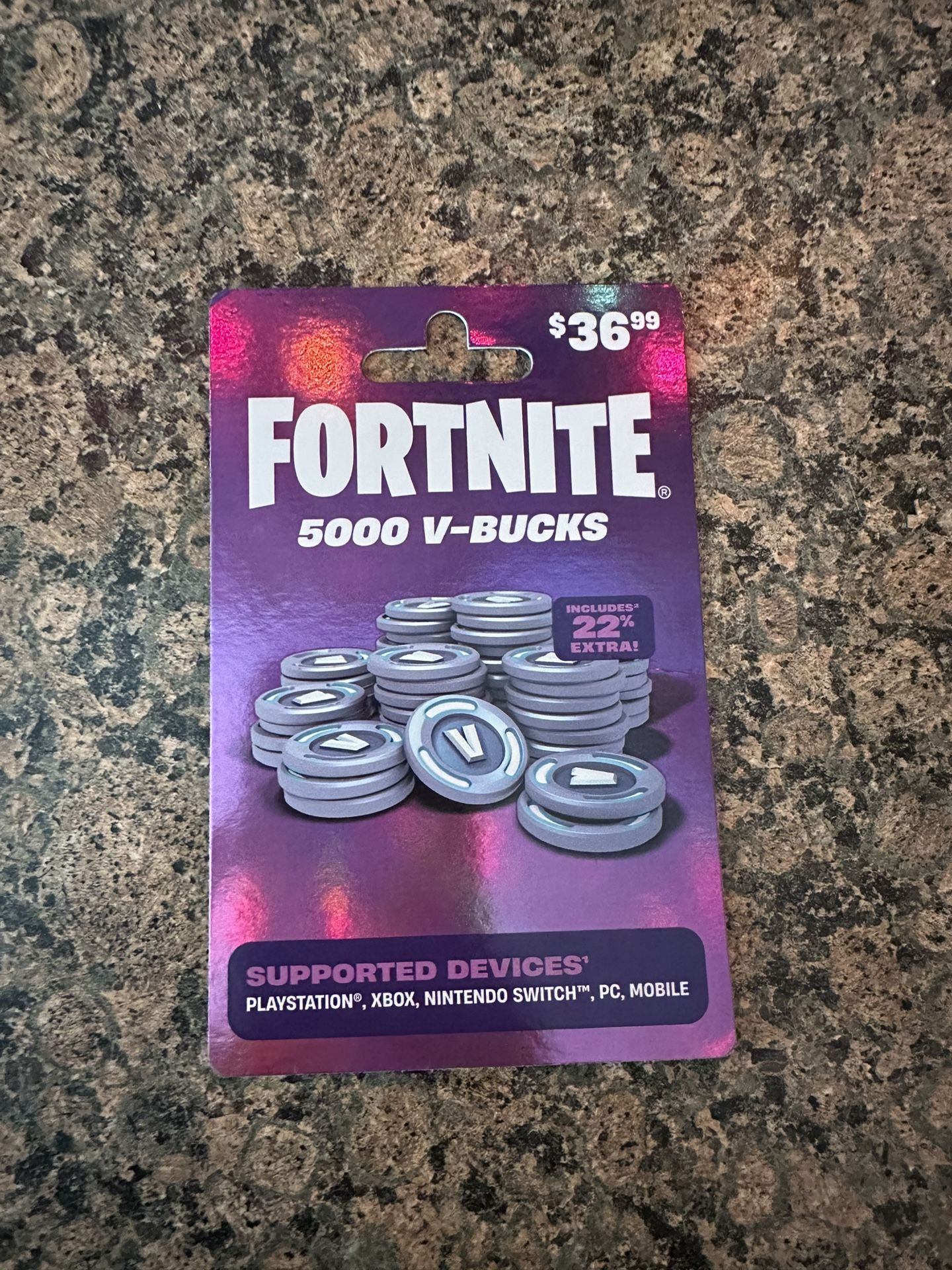 Fortnite 5,000 Vbucks