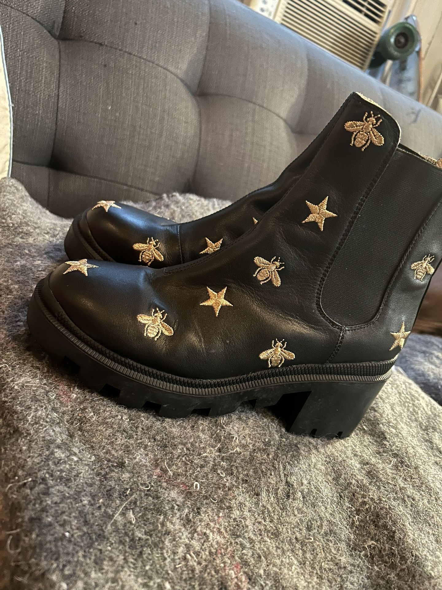 Black Gucci Boots