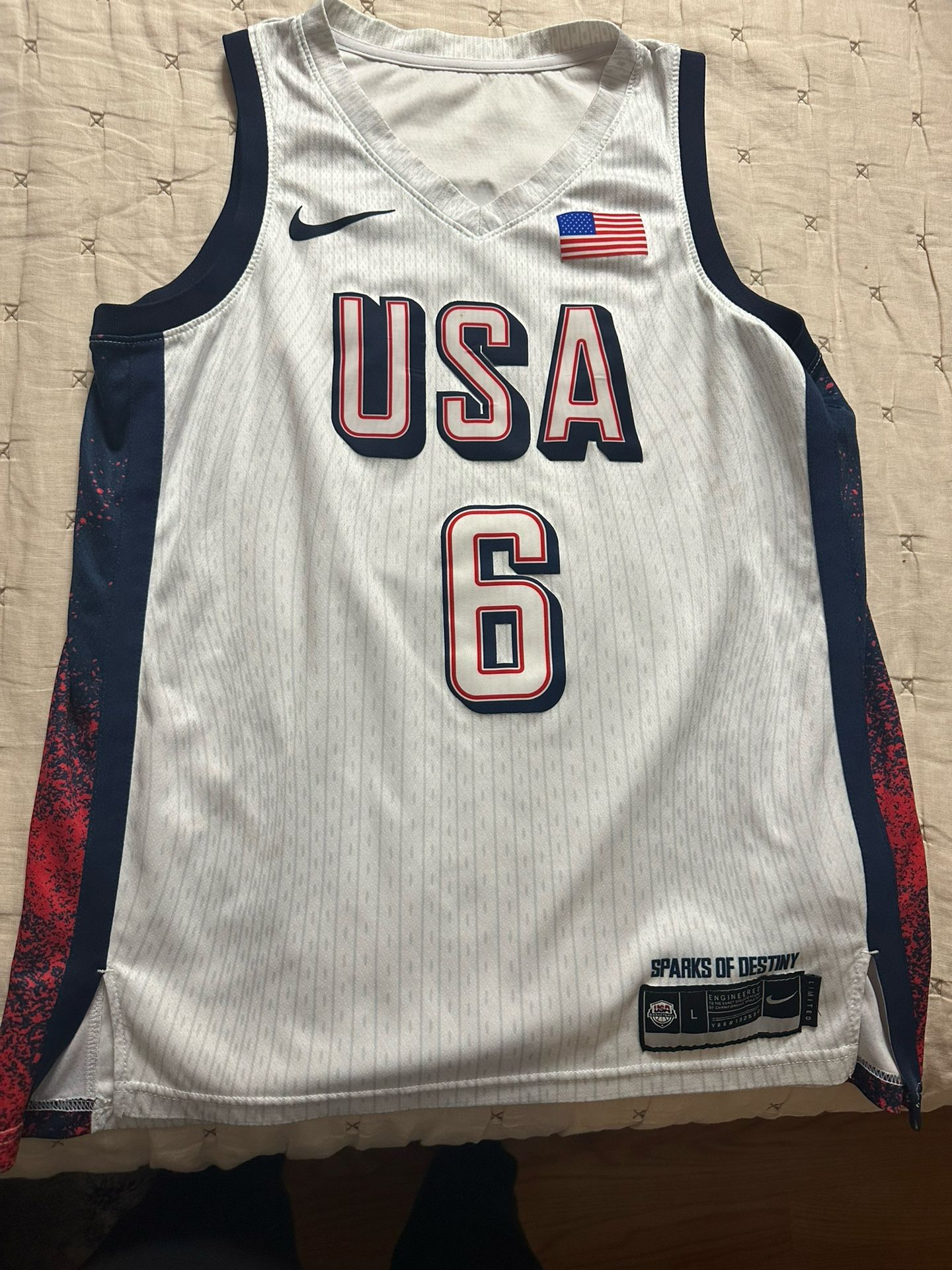 LeBron James USA Olympic Jersey