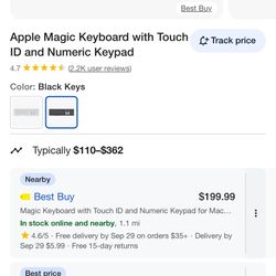 Magic Keyboard Touch ID - Like New 