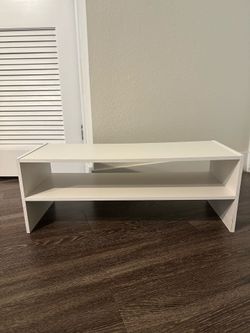 31” White Shoe Rack