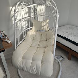 Hanging Swing Chair - Indoor White