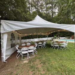 Chair And Tables, Tent For Parties