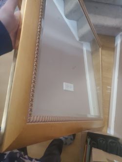 Large Guilded Frame Mirror. High Quality  47 X 37