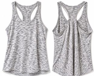 Lululemon Essential Tank Tiger Space Dye Black White 6
