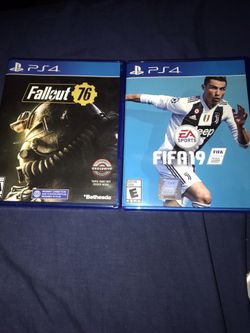 PS4 Games (Fallout 76-Fifa 19)