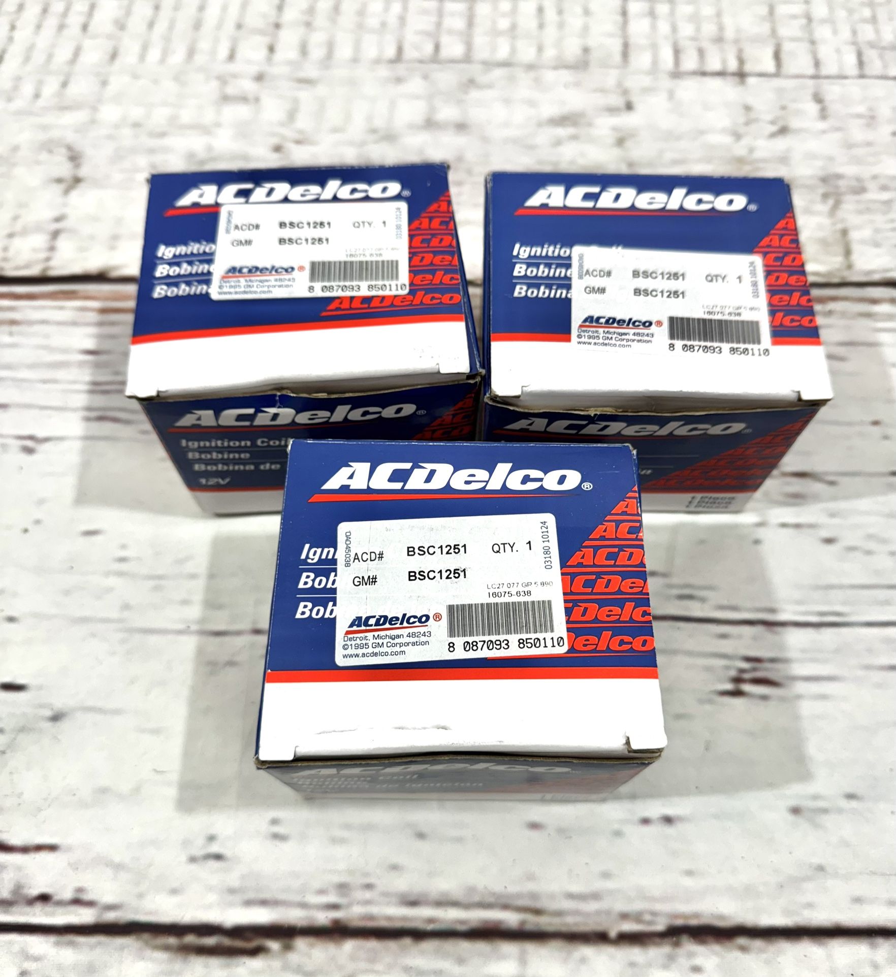 3 OEM Ignition Coil BS-C1251 For Chevrolet GMC Cadillac Hummer Isuzu 5.3L 4.8L