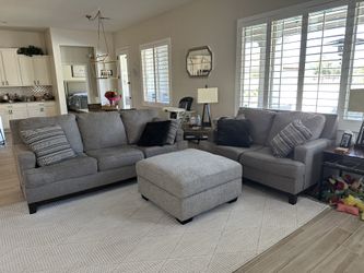 Couch and love seat set