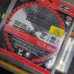 Admiral 10 in. 40 Tooth General Purpose Circular Saw Blade Nitro Shield Coating