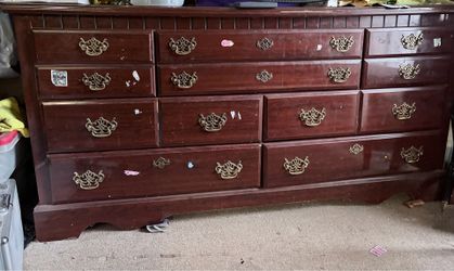 Dresser with nightstand