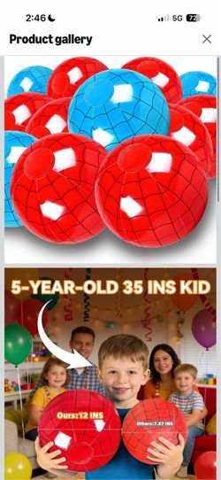 Brand new unopened Inflatable spider beach balls