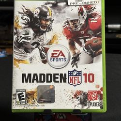 Xbox 360 madden 10 (complete In Box)
