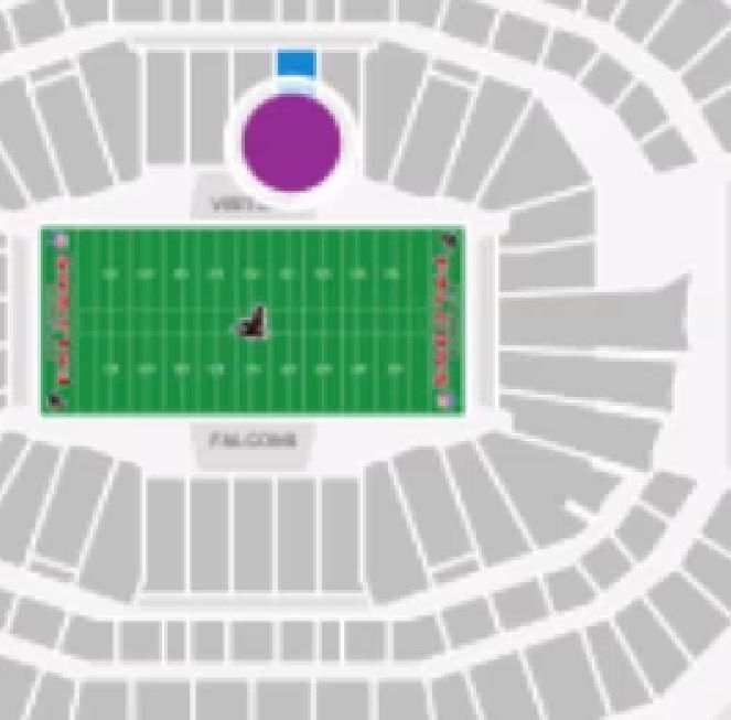 Atlanta Falcons vs. Pittsburgh Steelers Delta SKY360 Club Level Tickets 4 Available 12/04