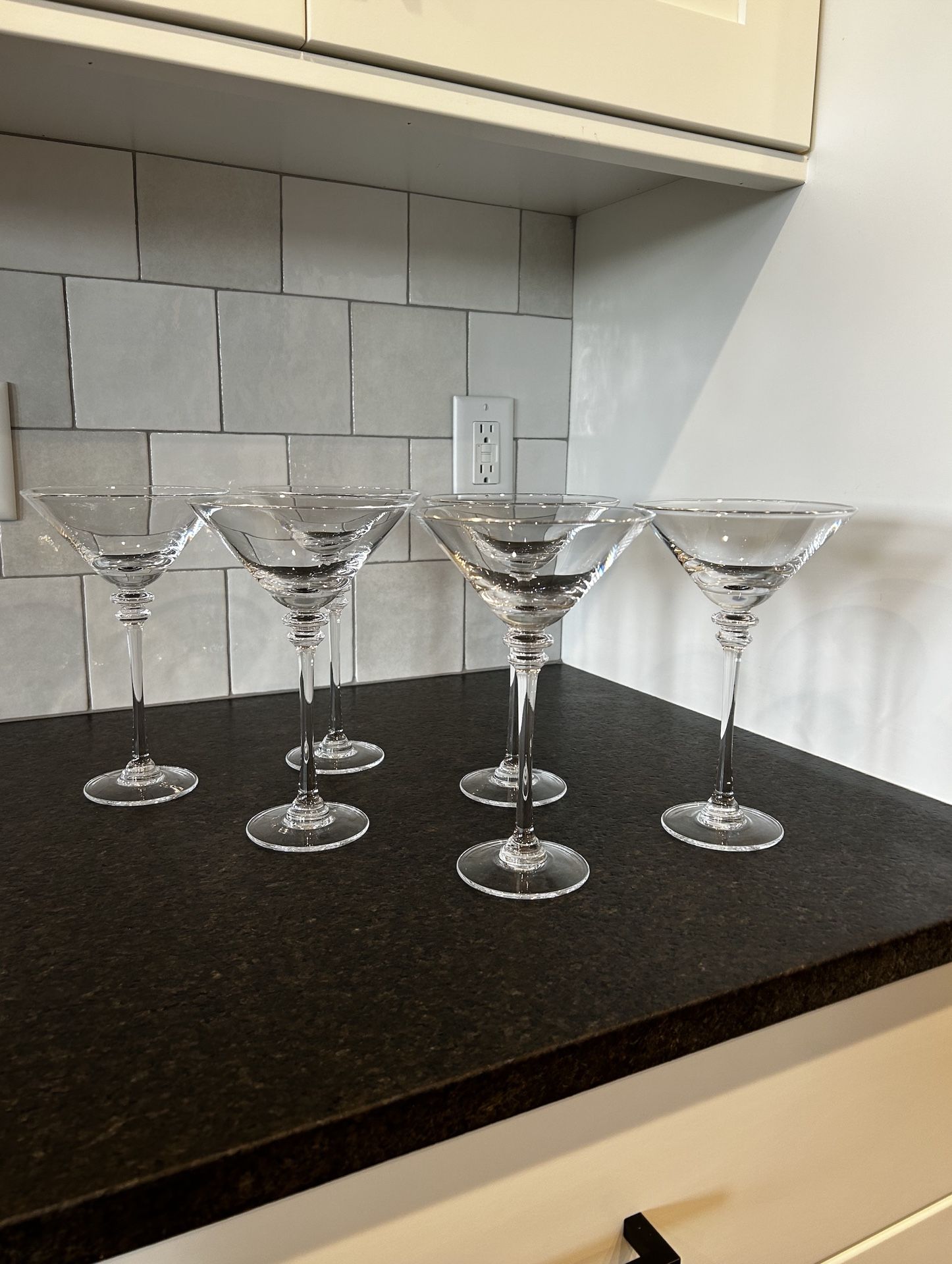 Claro Martini Glasses by Pottery Barn (Set of 6)