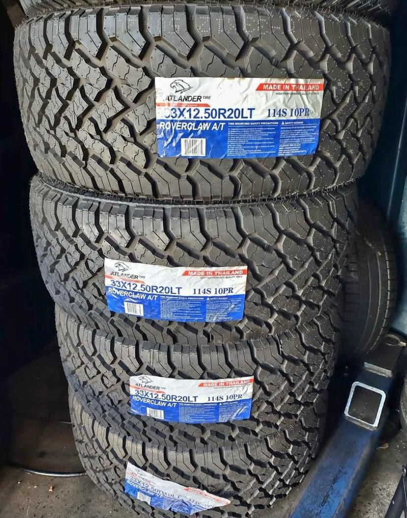 33x12.50R20LT Set Of 4 Atlander A/T New Tires