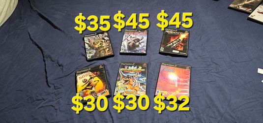 Sony PlayStation 2 ps2 games $30 and up READ DESCRIPTION