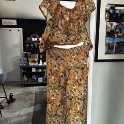 Traje Completo Blusa Y Pantalón