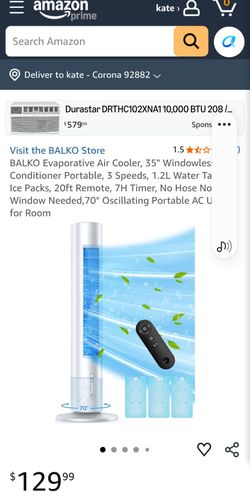 Evaporative air cooler $50
