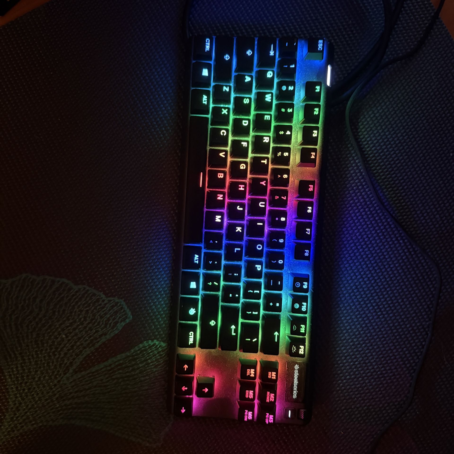 (NO BOX) SteelSeries Apex Pro TKL Wired Mechanical Keyboard – Adjustable OmniPoint Switches