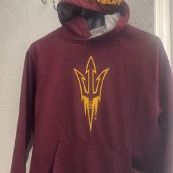 BOYS SWEATSHIRT ASU USE ONCE SIZE MEDIUM  CAMPUS HERITAGE 12/14