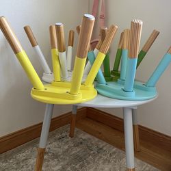 Wooden table and chairs