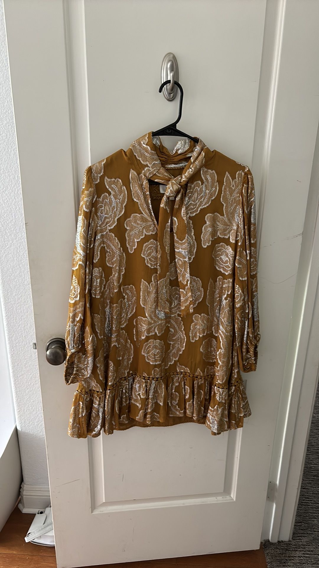 Maeve Tunic Gold & Metallic Dress