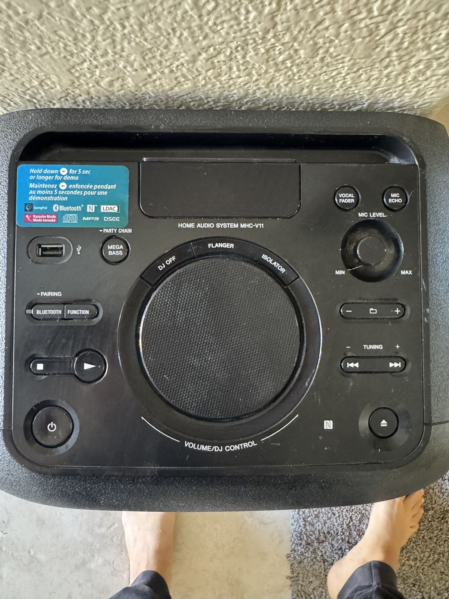 Sony MHC-V11 Home Audio System – Powerful Bluetooth Speaker