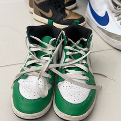 Jordan 1 mid Lucky green for kids size 3