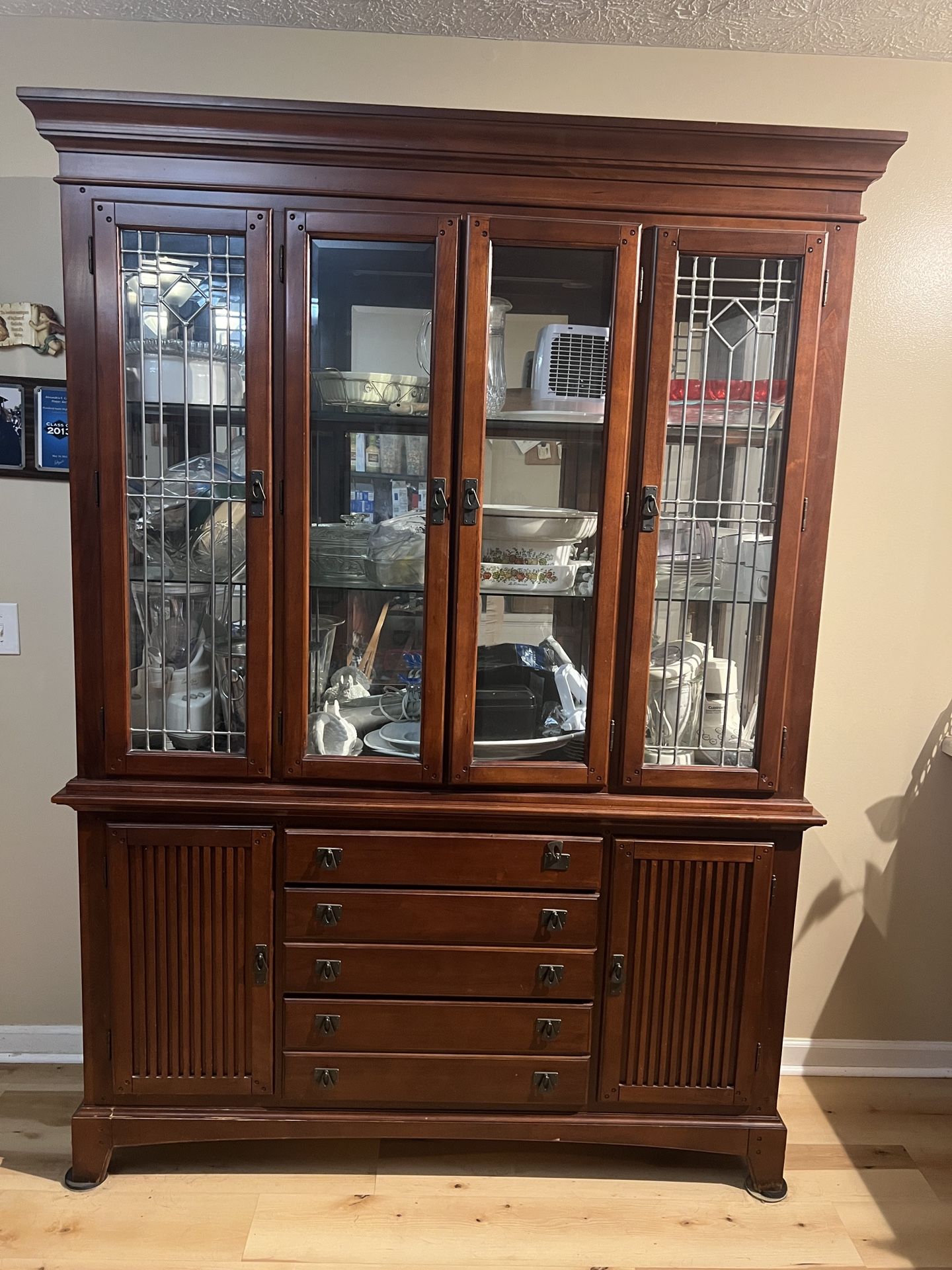 Wooden China Cabinet