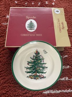 Spode Christmas Tree Plates - Never used